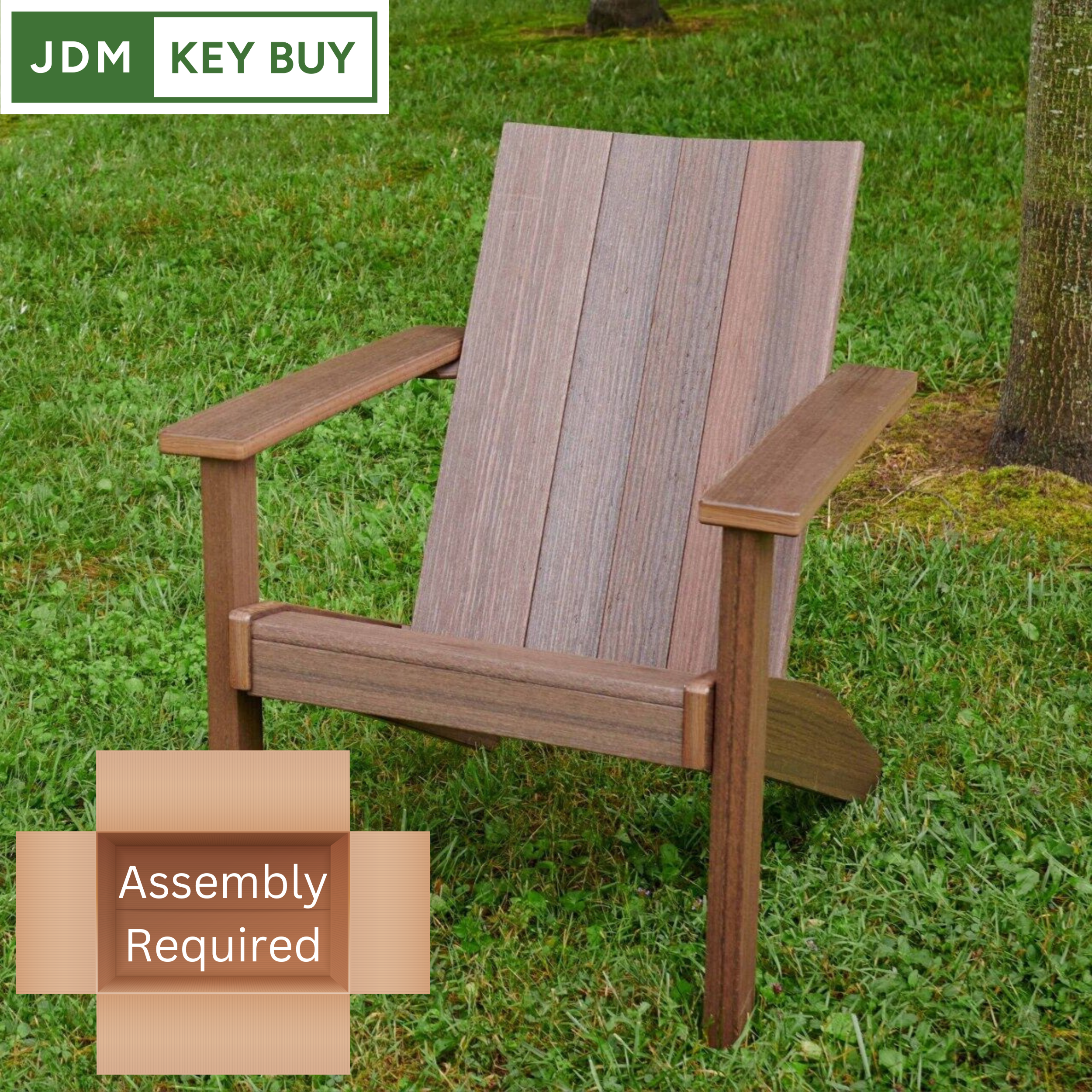 Unassembled Chair Urban Ridge Adirondack Chair, Boxed and Unassembled – JDM Outdoors
