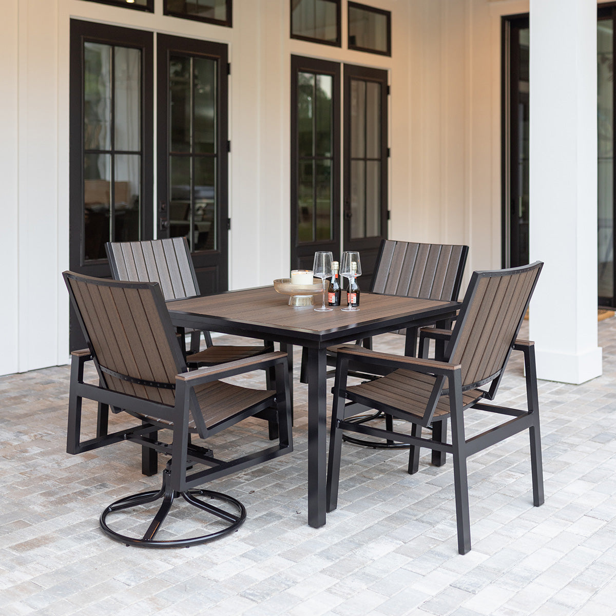 Vida 44 Square Poly Top Dining Table