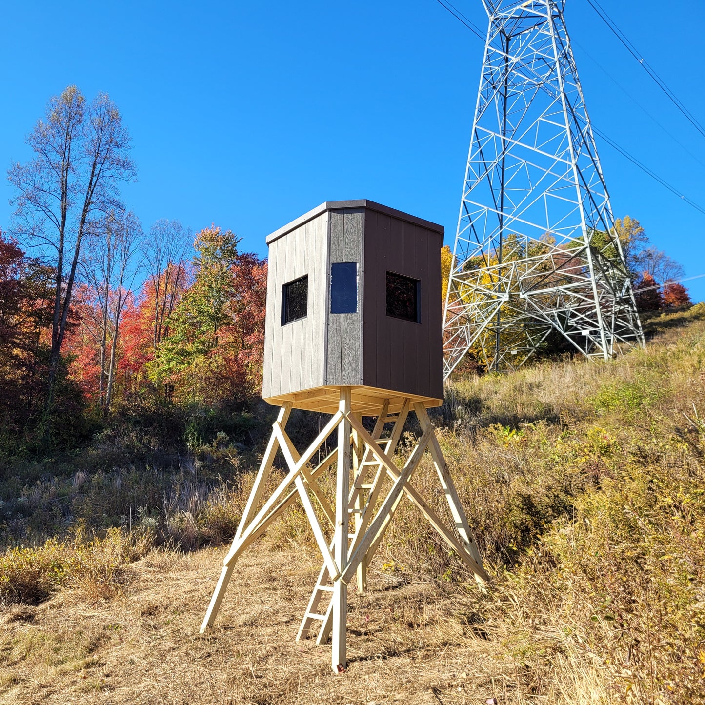 JDM Hunting Blind, 6' X 6' with Ladder