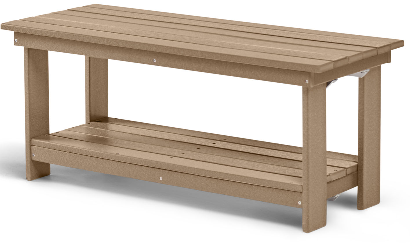 Outdoor Rectangular 17" x 42" Coffee Table