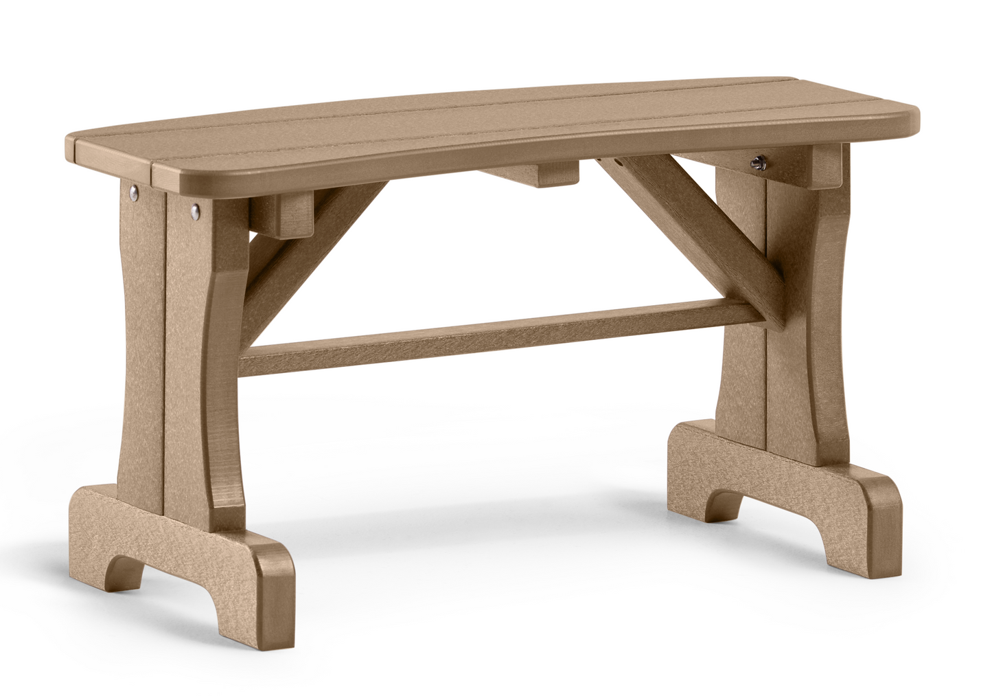 30" Curved Picnic Bench