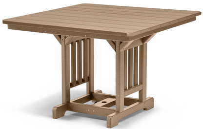 44" Square Outdoor Dining Table