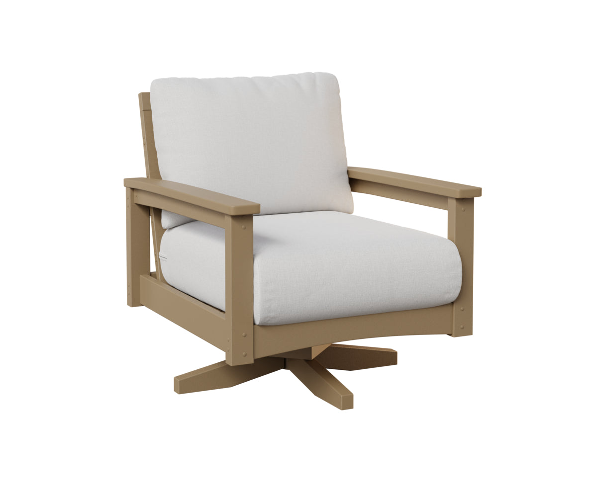 Camden Swivel Rocker with Cushions (Natural)