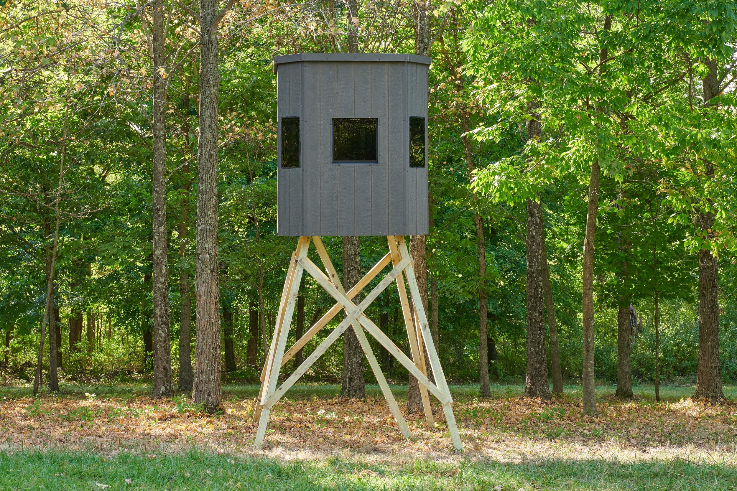 Load video: Hunting Blind Kit Assembly Video