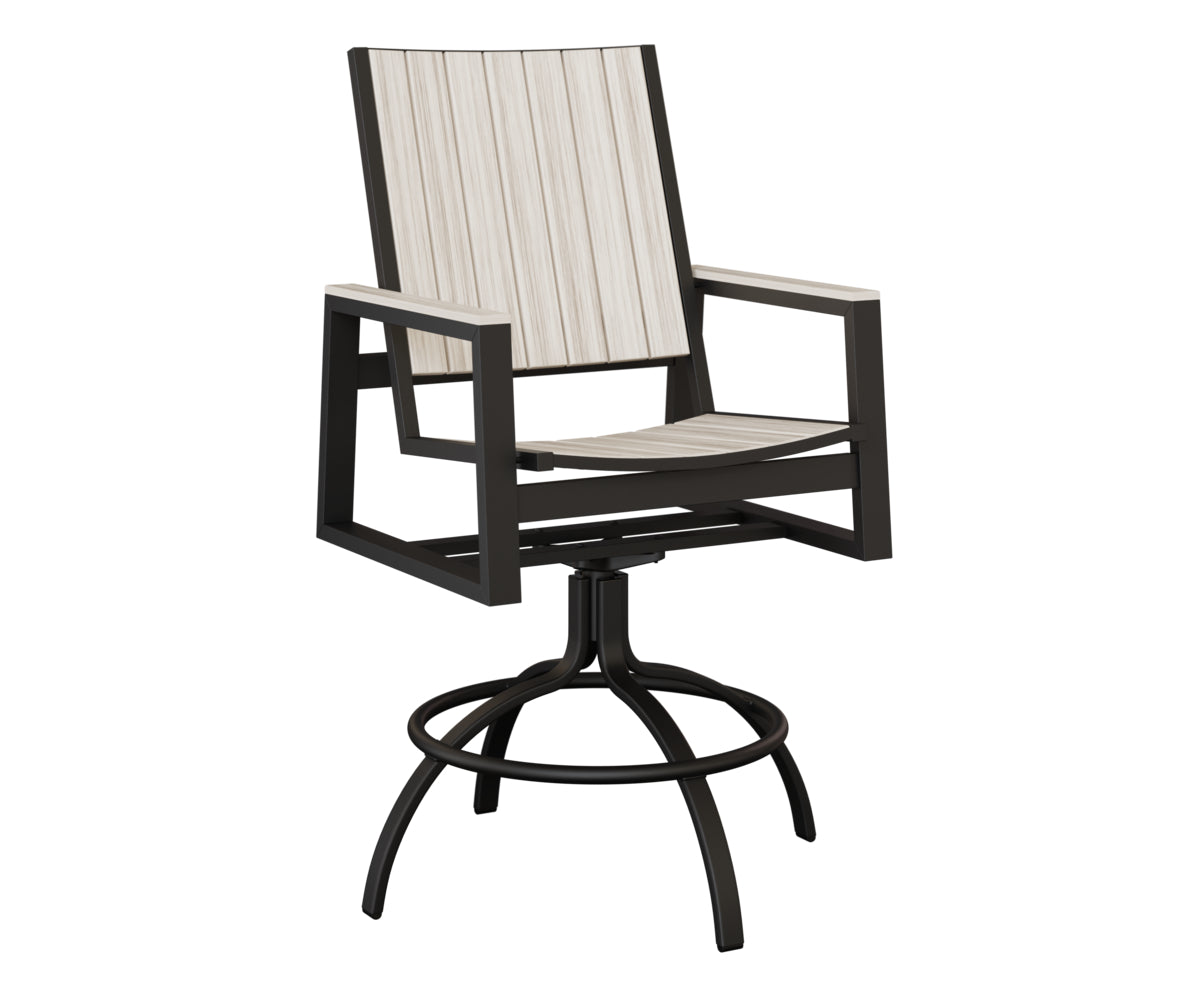 Vida Poly Swivel Bar Chair