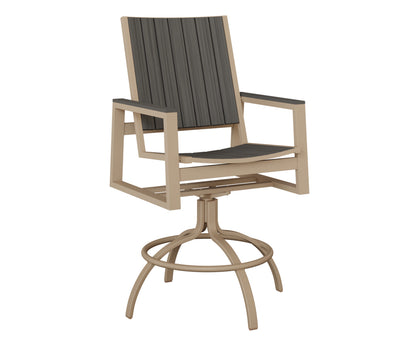 Vida Poly Swivel Bar Chair