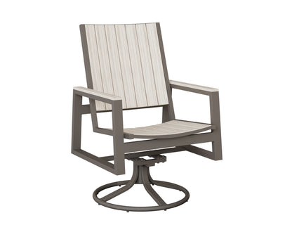 Vida Poly Swivel Rocker Dining Chair