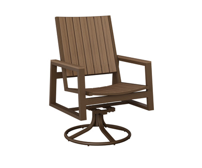 Vida Poly Swivel Rocker Dining Chair