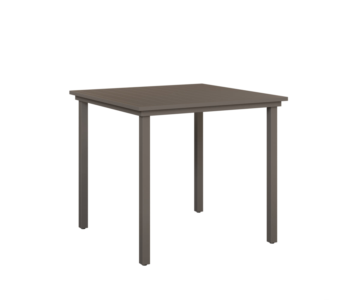 Vida 44 Square Poly Top Bar Table