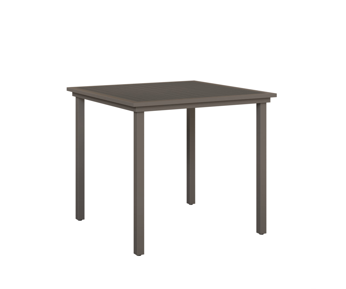 Vida 44 Square Poly Top Bar Table
