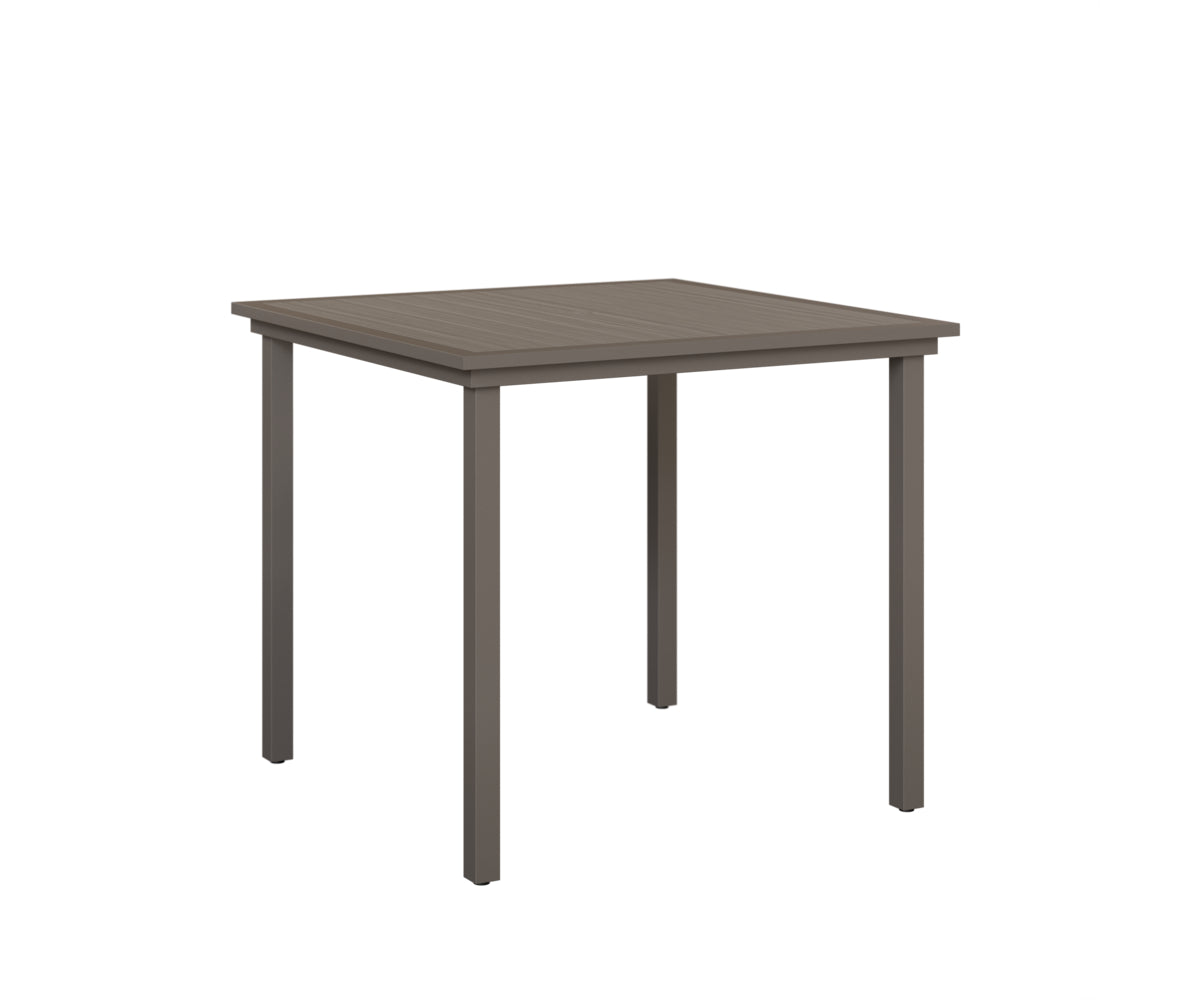 Vida 44 Square Poly Top Bar Table