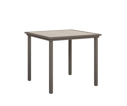 Vida 44 Square Poly Top Bar Table