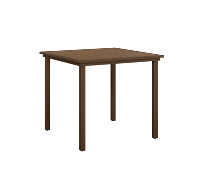 Vida 44 Square Poly Top Bar Table
