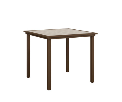 Vida 44 Square Poly Top Bar Table