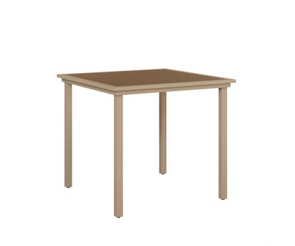Vida 44 Square Poly Top Bar Table
