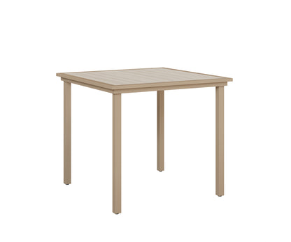 Vida 44 Square Poly Top Bar Table