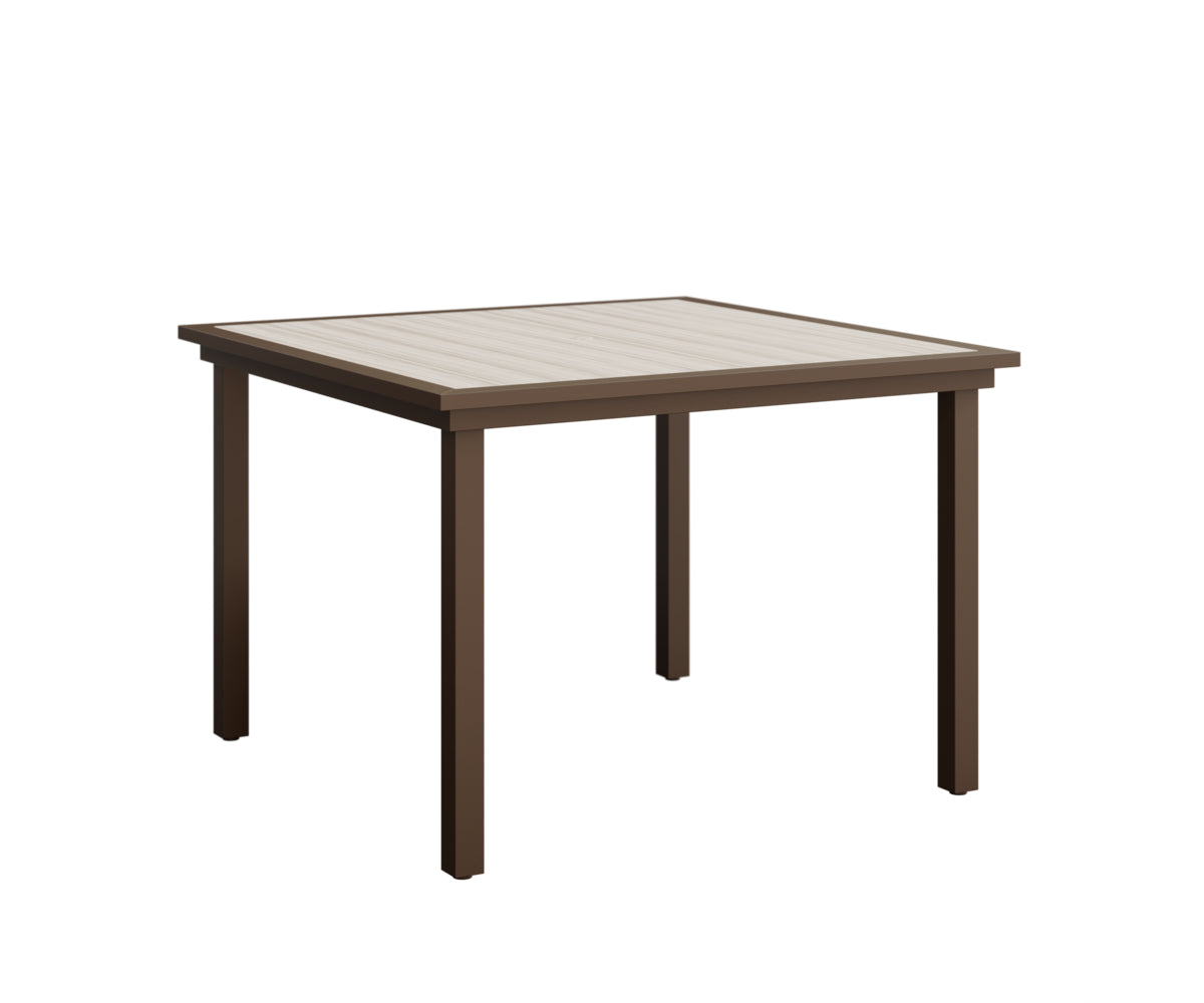 Vida 44 Square Poly Top Dining Table