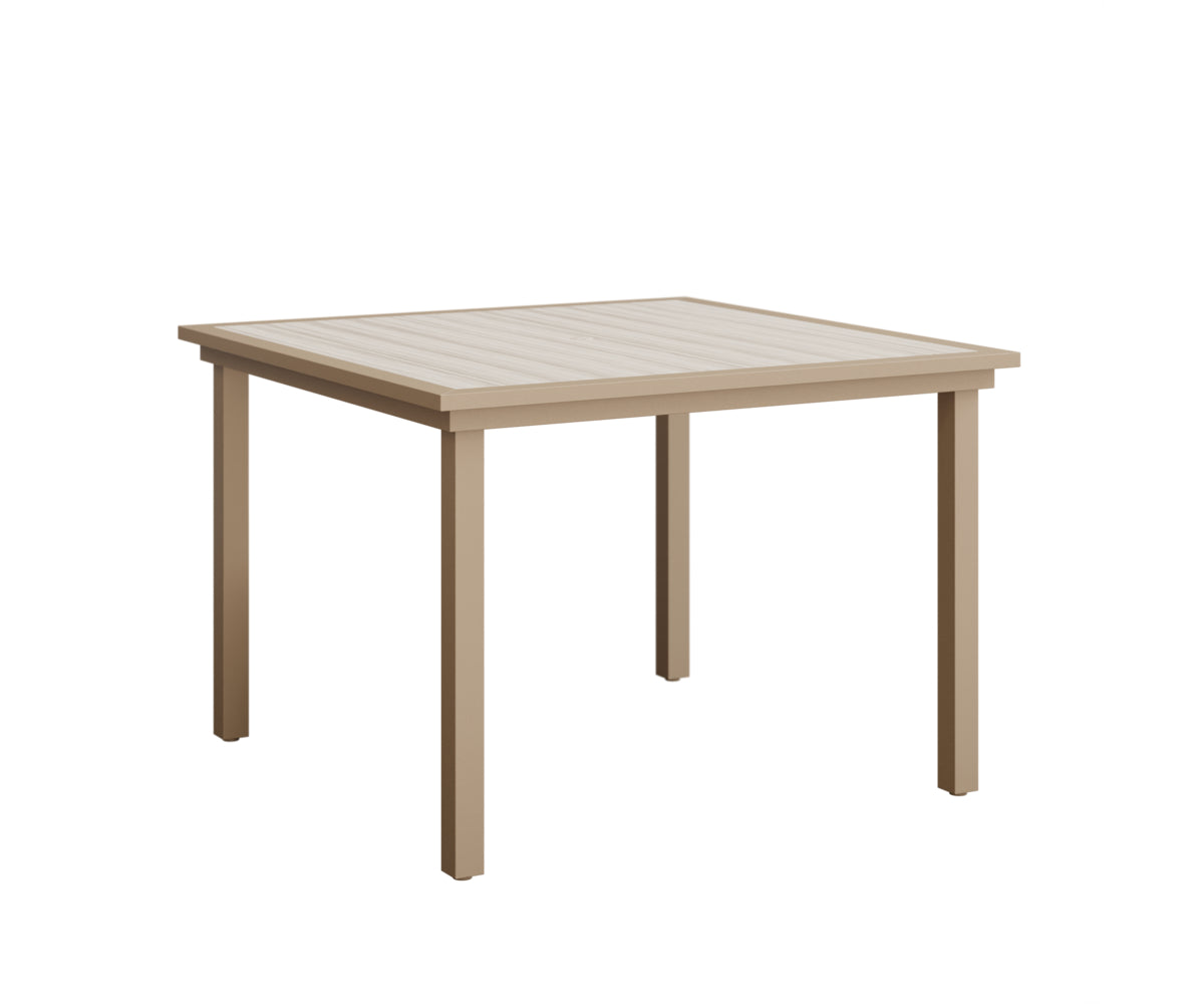 Vida 44 Square Poly Top Dining Table